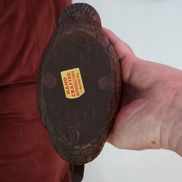 Red Mill Mfg.Mallard Duck Handcrafted Reproductions. Brown 8 in.Lx4 in.Hx4in.W - Picture 11 of 11